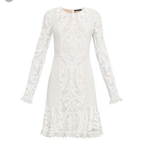 BCBG Guinevere Velvet Burnout Dress